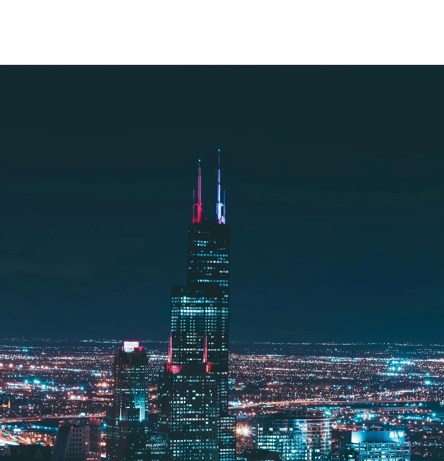 City skyline representing nationwide SEO architecture